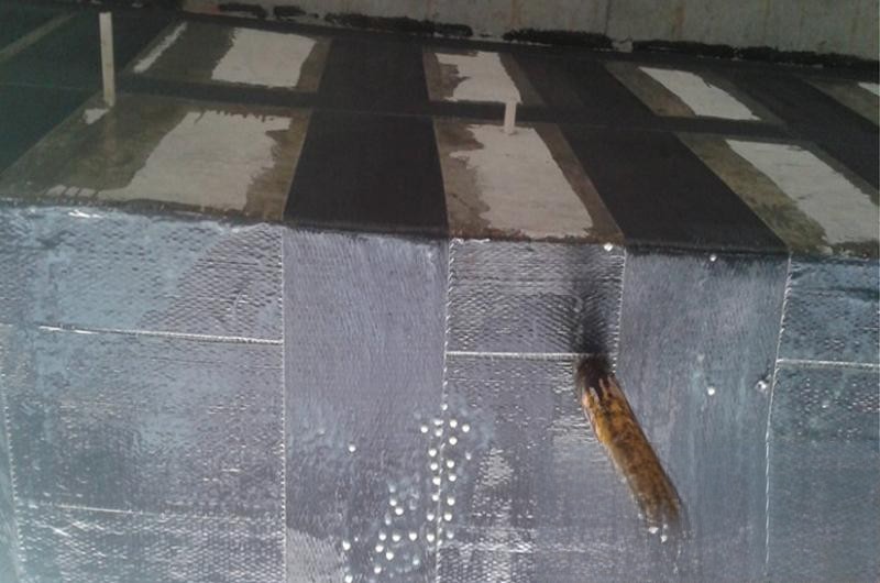 恩平楼板使用碳纤维加固
